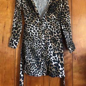 Abercrombie&Fitch women leopard print shirt dress